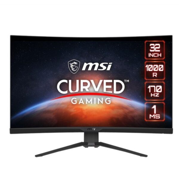 Монитор MSI 31.5" Optix G322CQP VA Black Curved 170Hz