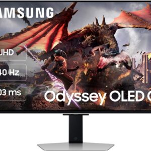 Монитор Samsung 32" Odyssey G80SD (LS32DG800SIXUA) OLED Black Curved 240Hz