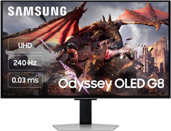 Монитор Samsung 32" Odyssey G80SD (LS32DG800SIXUA) OLED Black Curved 240Hz