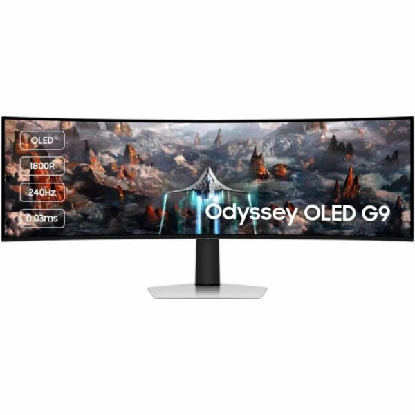 Монитор Samsung 49" Odyssey OLED G9 (LS49CG930SIXCI) Black/White Curved 240Hz
