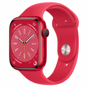 Apple Watch Series 8 41mm Red Aluminum Case with Red Sport Band (MNP73)