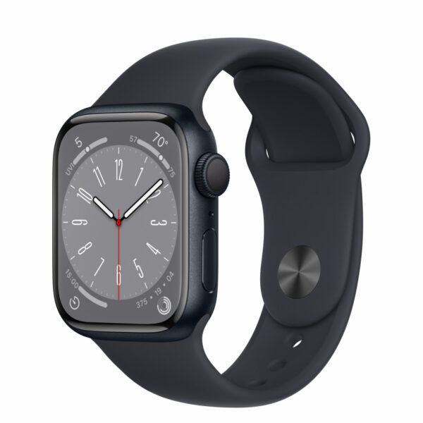 Б/У Apple Watch Series 8 41mm Midnight Aluminum Case with Midnight Sport Band (MNP53)