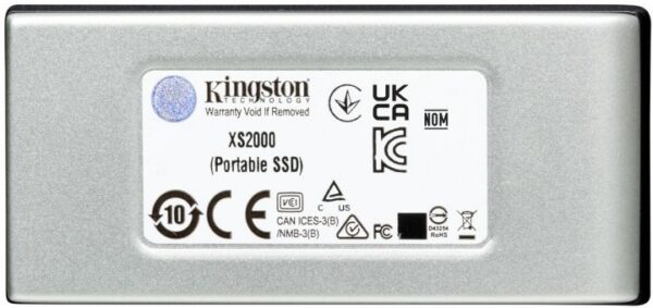 Накопитель внешний SSD Portable USB 4.0ТB Kingston XS2000 Silver (SXS2000/4000G)