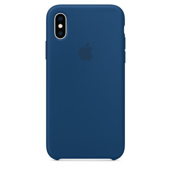 Чехол Silicone Case для iPhone X/Xs (Blue Horizon) (MTF92) (Original Assembly)