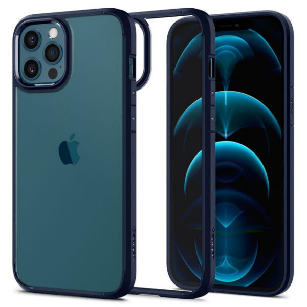 Чехол Spigen Ultra Hybrid для Apple iPhone 12/12 Pro (Navy Blue) (ACS02251)