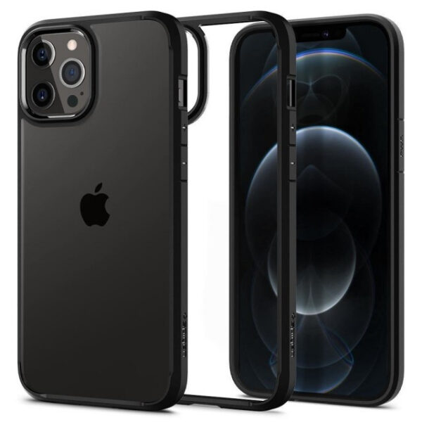 Чехол Spigen Ultra Hybrid для Apple iPhone 12/12 Pro (Matte Black) (ACS01703)