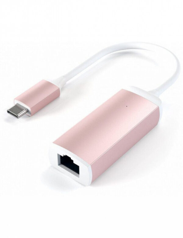 Satechi Type-C Ethernet Adapter Rose Gold