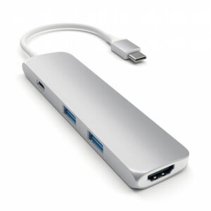 Satechi Aluminum Type-C Slim Multi-Port Adapter 4K Silver