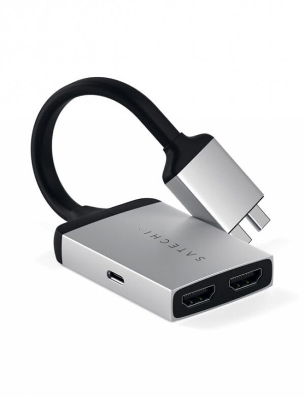 Satechi Type-C Dual HDMI Adapter Silver