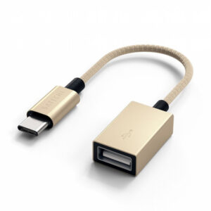 Satechi Type-C to Type-A Cabled Adapter Gold