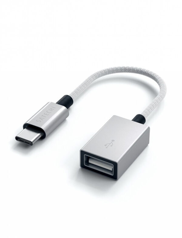 Satechi Type-C to Type-A Cabled Adapter Silver