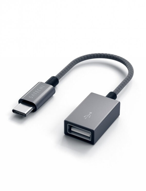 Satechi Type-C to Type-A Cabled Adapter Space Grey