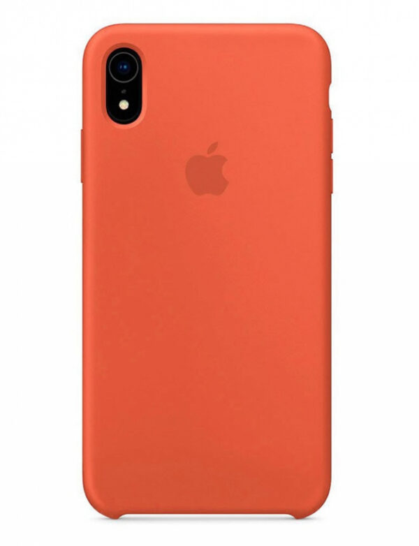 Чехол Silicone Case для iPhone XR (Nectarine) (Original Assembly)