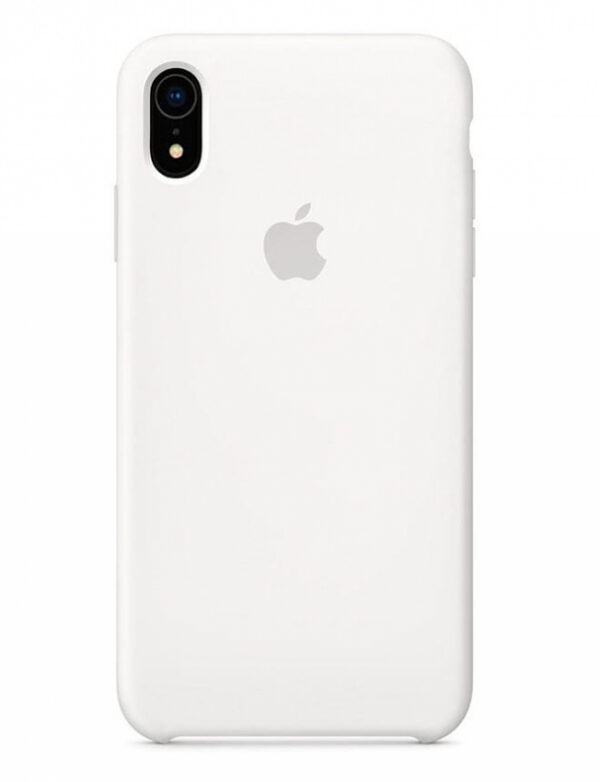 Чехол Silicone Case для iPhone XR (White) (Original Assembly)