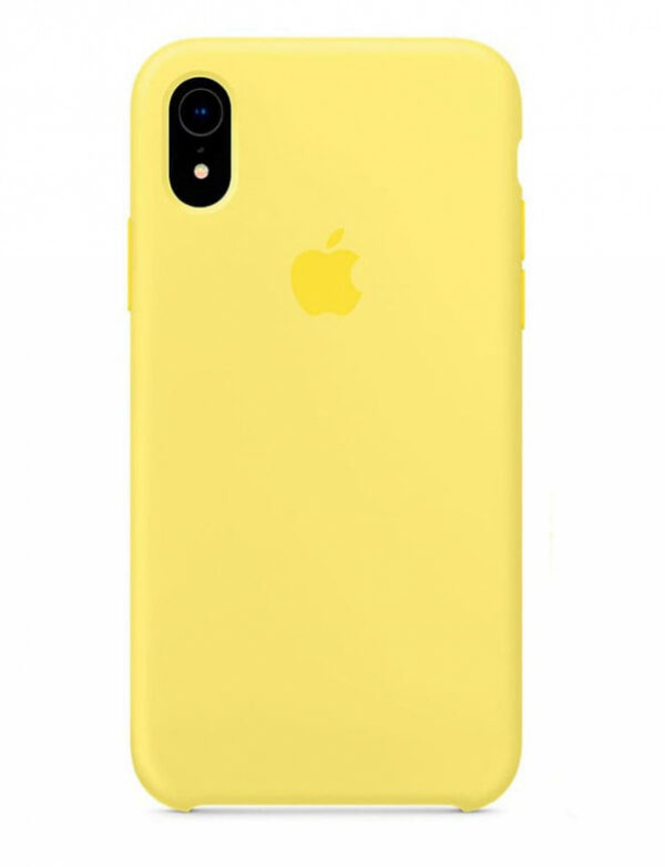 Чехол Silicone Case для iPhone XR (Lemonade) (Original Assembly)