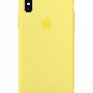Чехол Silicone Case для iPhone Xs Max (Lemonade) (MW962) (Original Assembly)