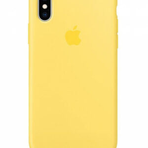 Чехол Silicone Case для iPhone X/Xs (Canary Yellow) (MW992) (Original Assembly)
