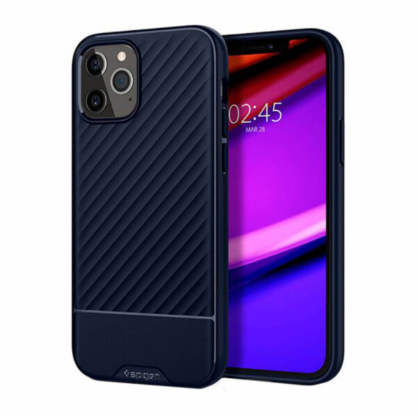 Чехол Spigen Core Armor для iPhone 12 Pro Max (Navy Blue) (ACS01472)