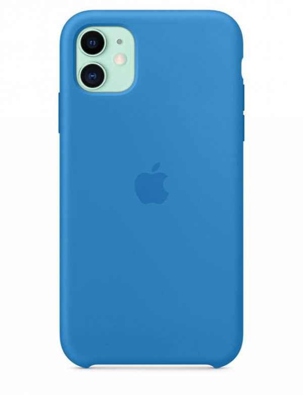 Чехол Silicone Case для iPhone 11 (Surf Blue) (MXYY2) (Original Assembly)