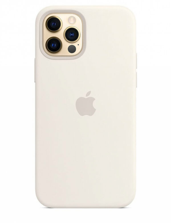 Чехол Silicone Case для iPhone 12/12 Pro (White) (MHL53) (Original Assembly)