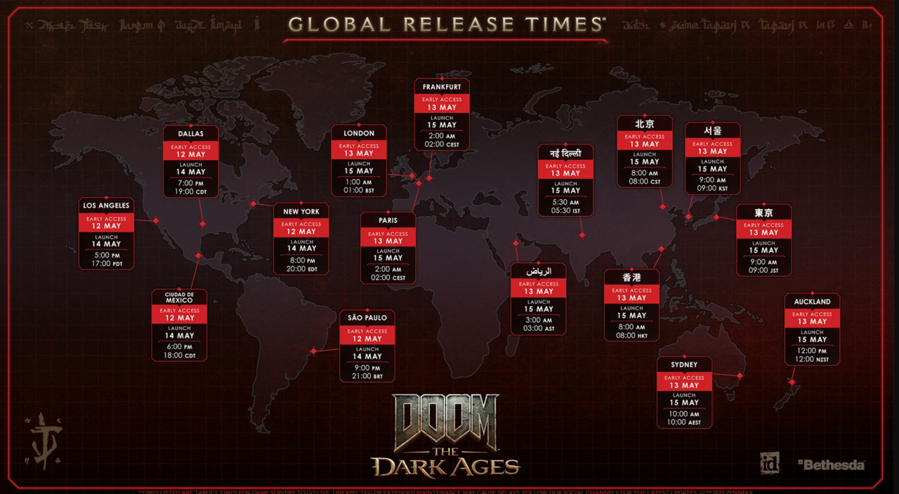 Запуск DOOM: The Dark Ages: Даты выхода и детали предзаказа