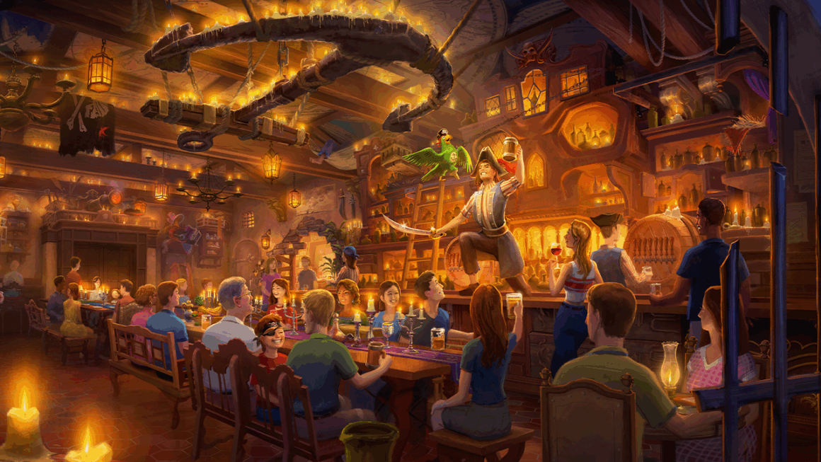 Впечатления от новой тематической таверны Beak and Barrel в парке Disney World: погружение в мир пиратов