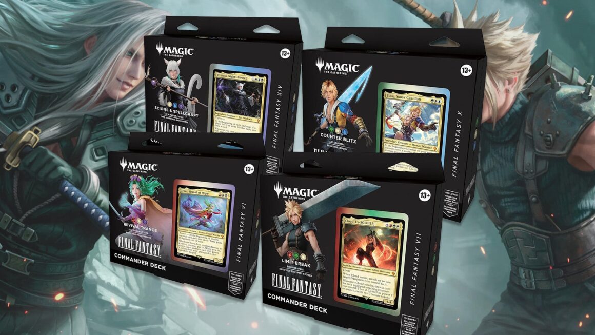 Специальное предложение на набор Commander-деков Final Fantasy для Magic: The Gathering — самая выгодная цена на Amazon