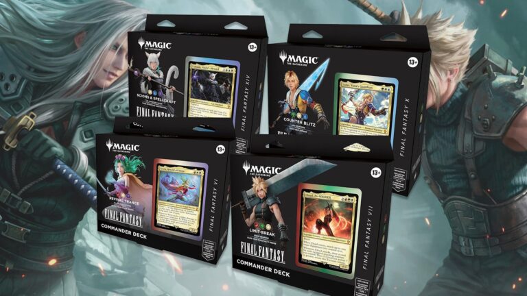 Специальное предложение на набор Commander-деков Final Fantasy для Magic: The Gathering — самая выгодная цена на Amazon