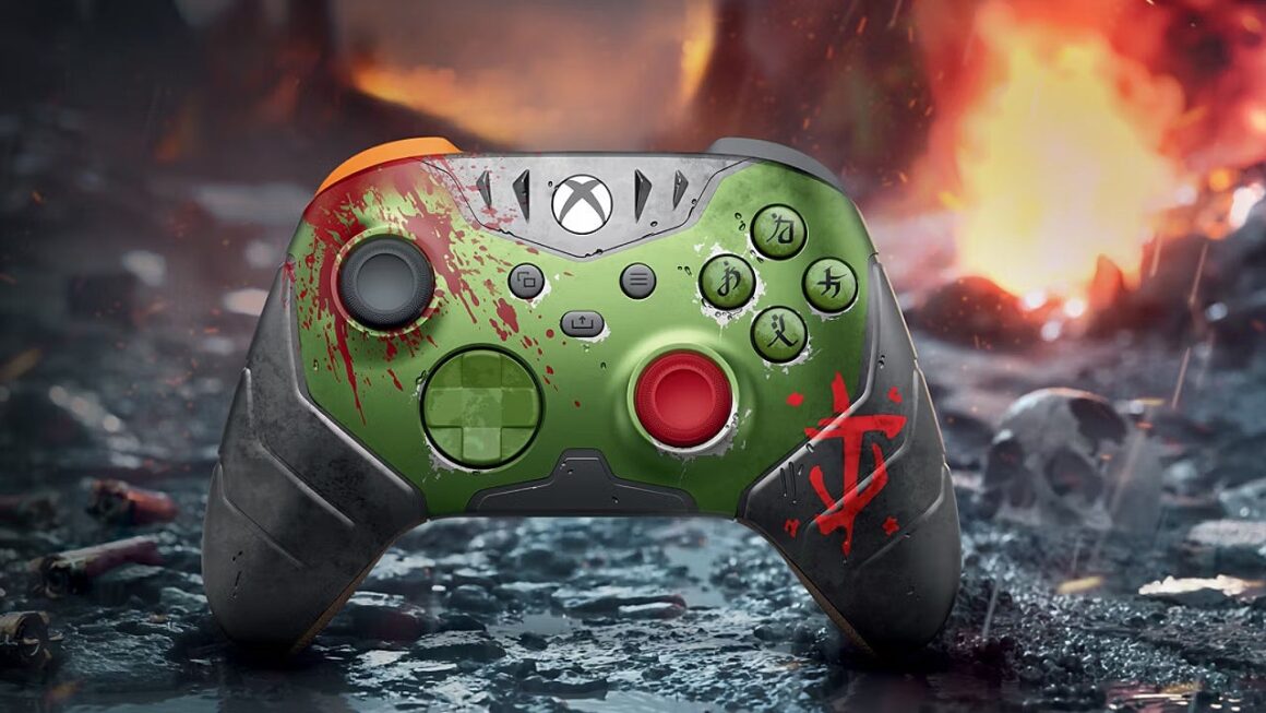 Скидка 33% на ограниченную версию беспроводного контроллера Xbox Doom: The Dark Ages