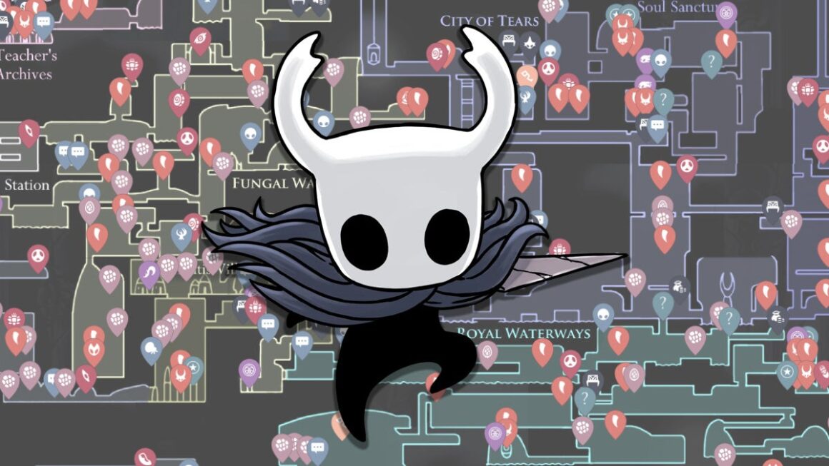 Полностью обновленная интерактивная карта Hollow Knight теперь доступна для игроков
