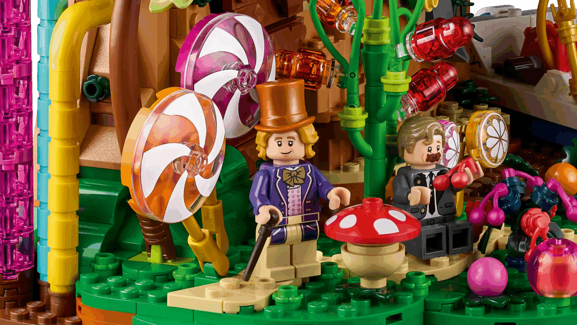 Вышел набор LEGO, посвящённый классическому фильму «Вилли Вонка и шоколадная фабрика»