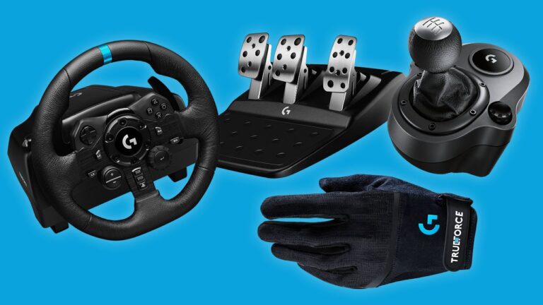Суперскидка на гоночный набор Logitech G923 — почти 50% скидки и бесплатные аксессуары